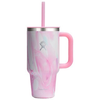 32 OZ Travel Tumbler Jelly Pink